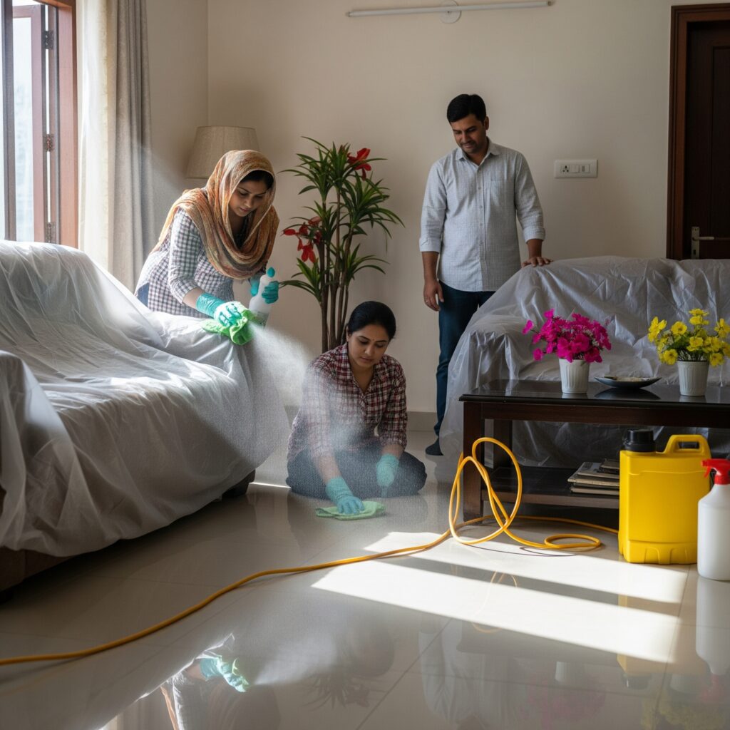 How to clean house after pest control