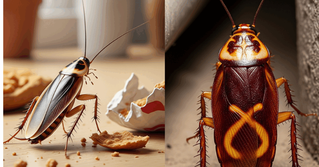 German vs American Cockroach