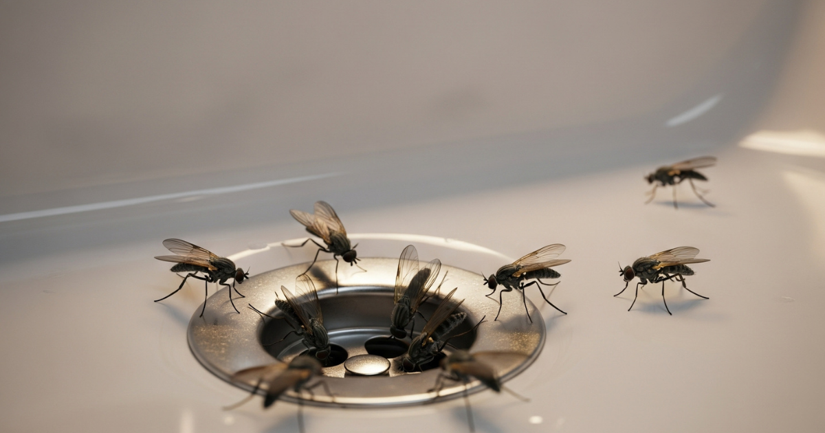 Fly In Toilet How to Get Rid of Drain Flies in Bathroom: 4 Practical Methods.