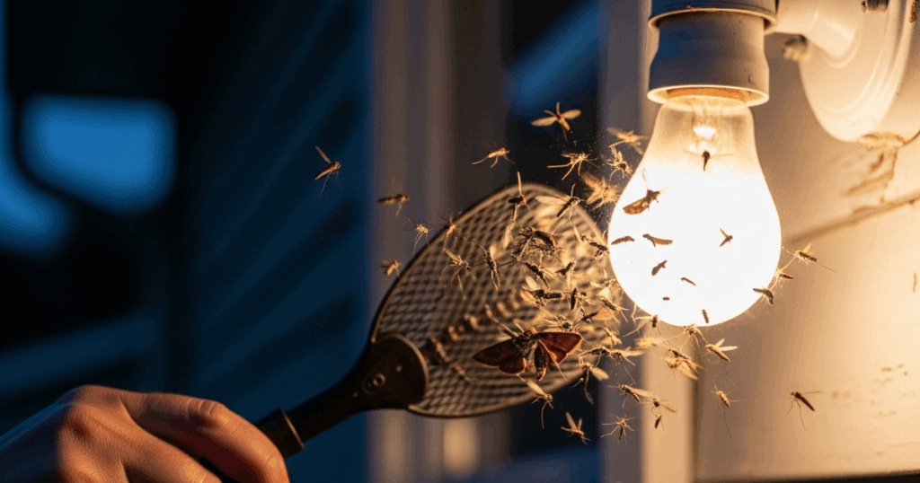 How to Get Rid of Insects Attracted to Light