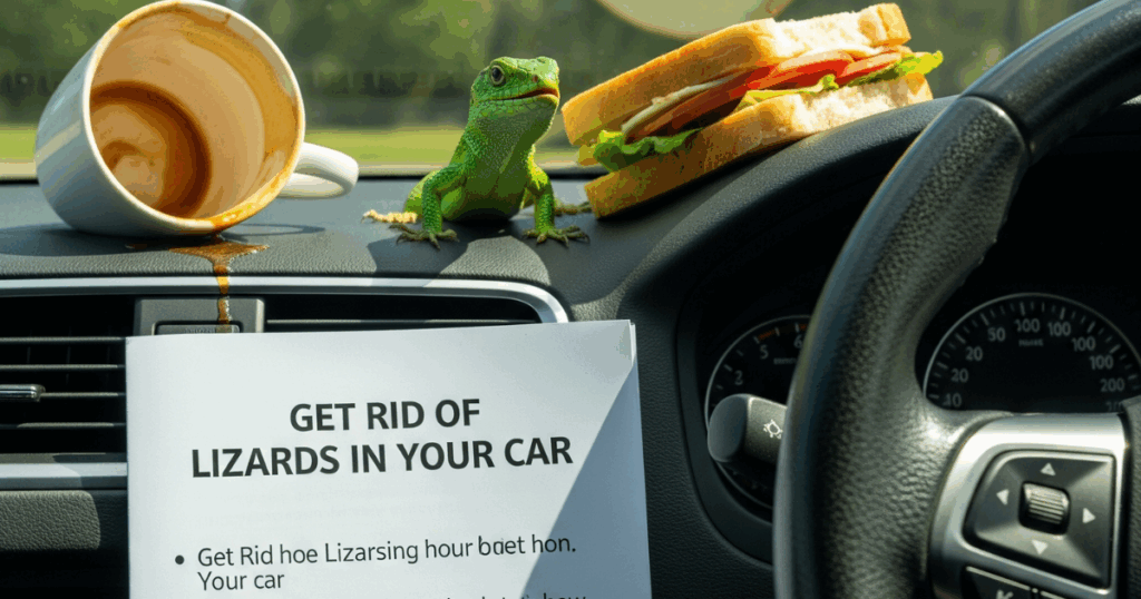 How to Get Rid of Lizard in Car
