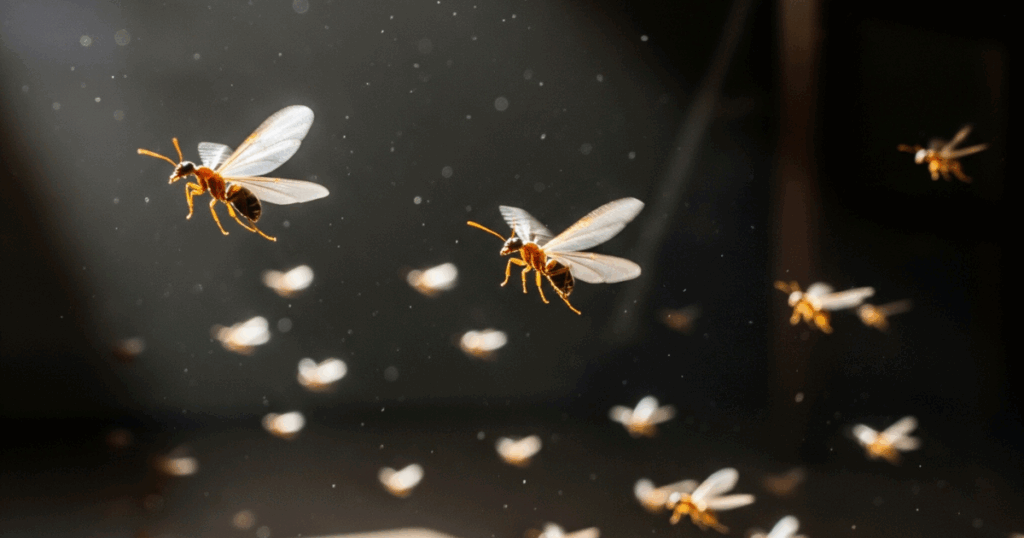 Flying Ants Indoors