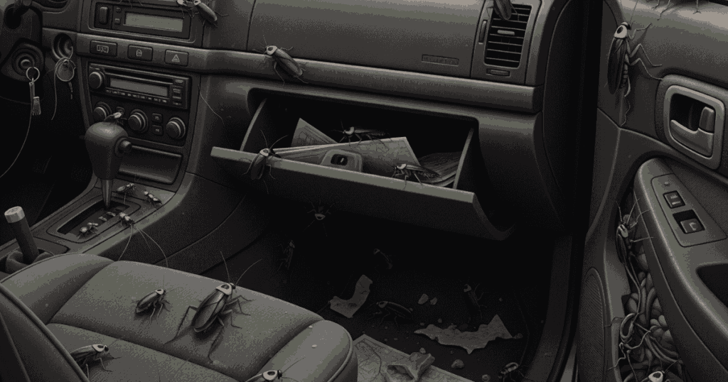 Get Rid of Cockroaches in Car