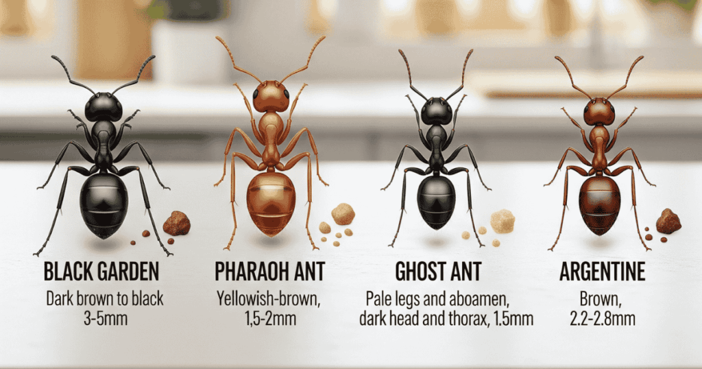 Common Types of Kitchen Ants