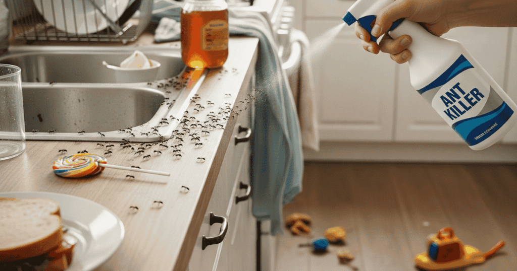 Get Rid of Ants in the Kitchen