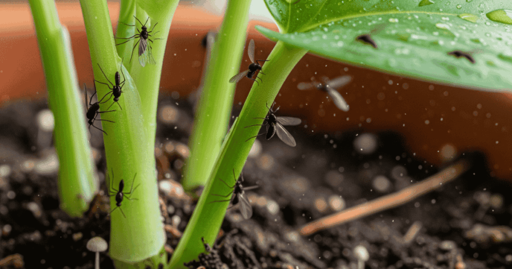 Get Rid of Gnats on Houseplants