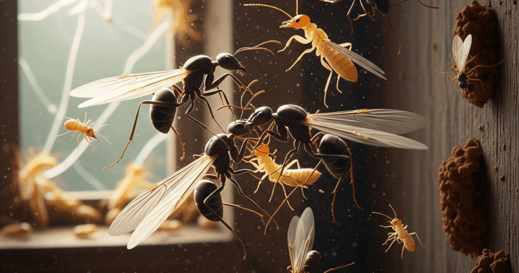 Infestation Between Flying Ants vs Termites