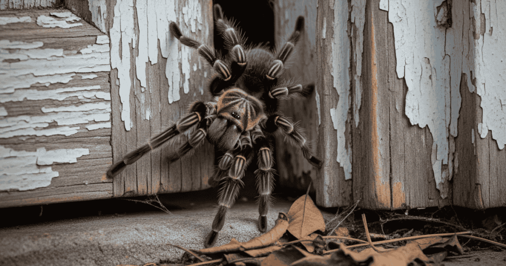spiders get into your house