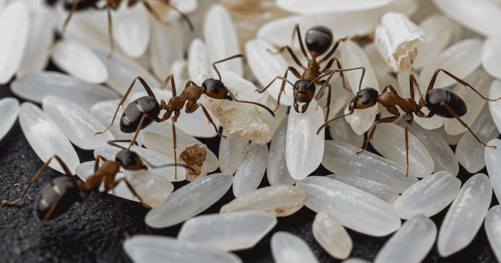 Remove Ants from Rice
