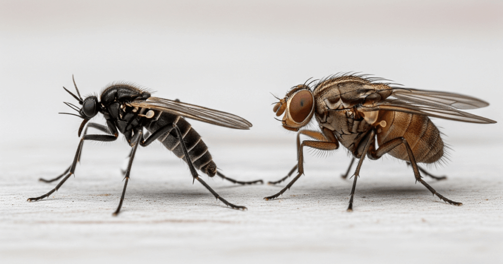 Key Difference Gnats vs Fruit Fly