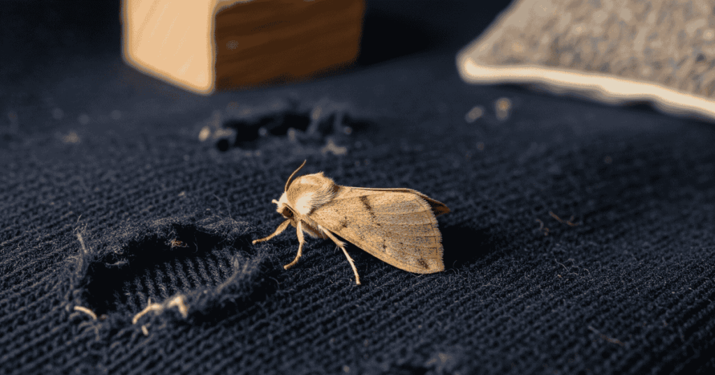 Get Rid of Wool Moths from Clothing