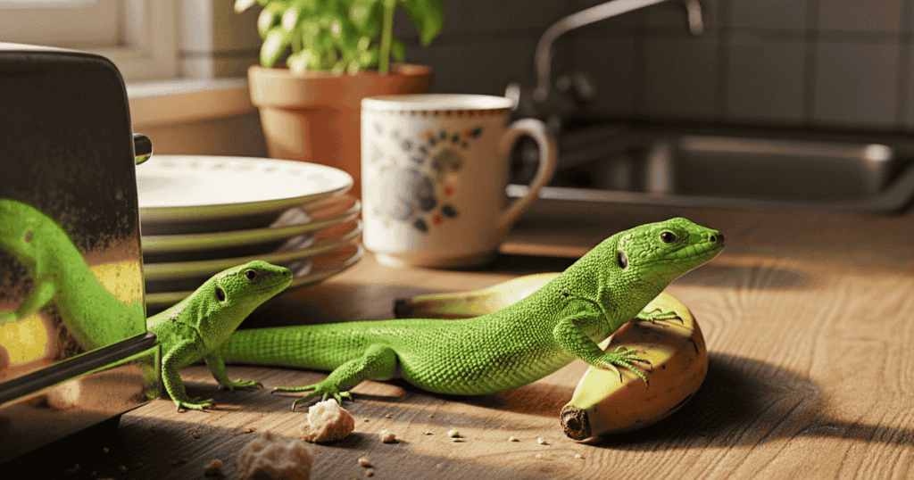 Why Do Lizards Enter Kitchens