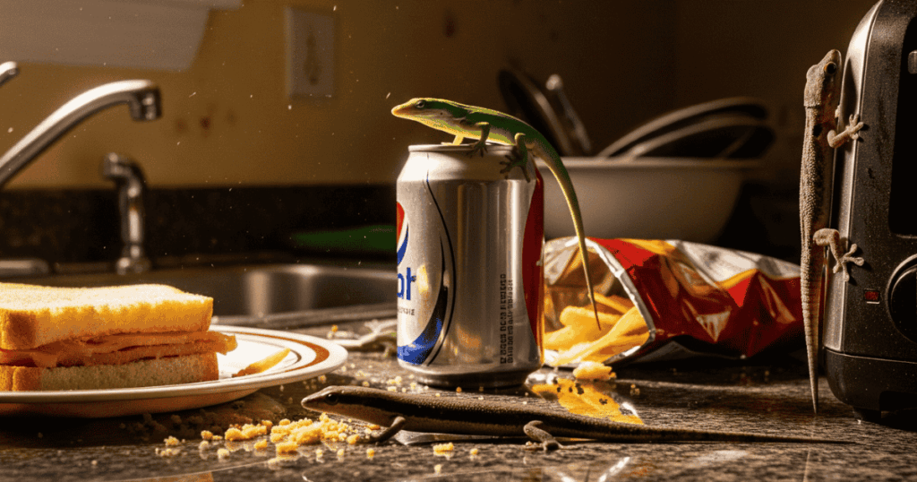Major Kitchen Lizard Attractants