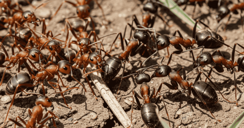 Red Ants vs Black Ants
