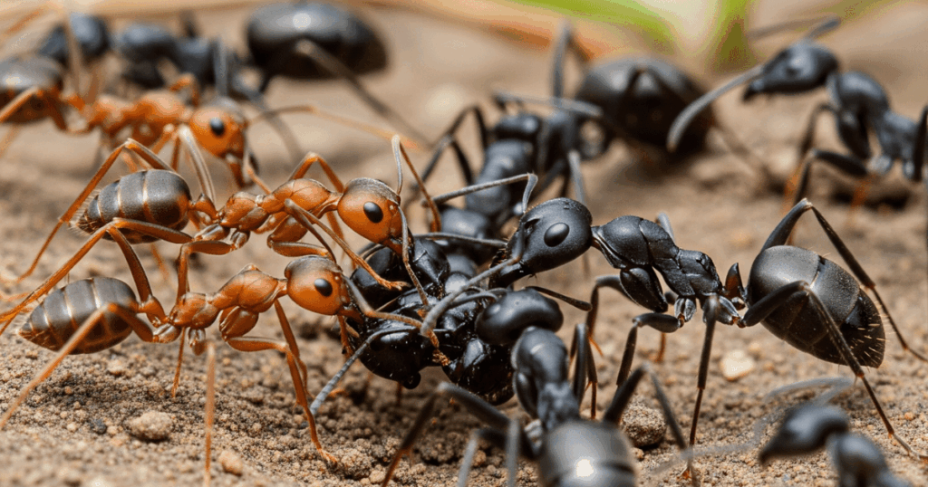Red Ants vs Black Ants
