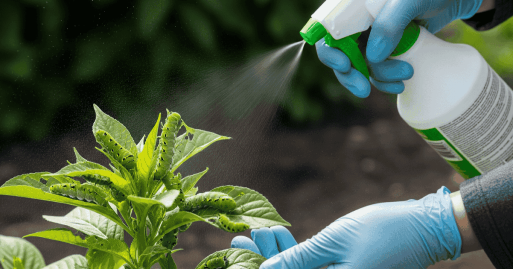 Get Rid of Caterpillars Chemically