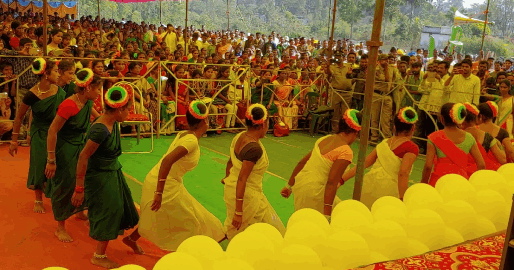 Dhimsa Tribal Dance Performance