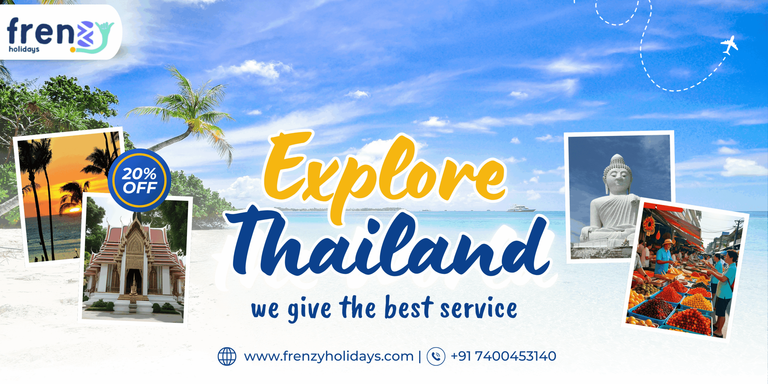 Book now Thailand trip - Frenzy Holidays