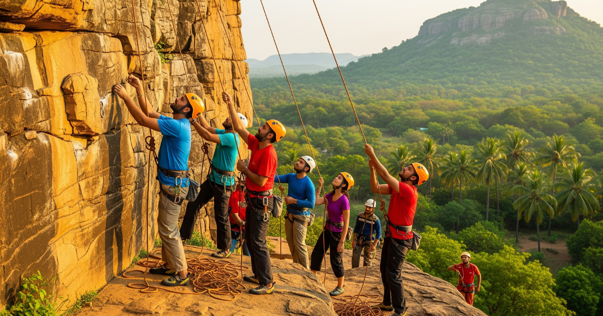 best places for rock climbing in india
