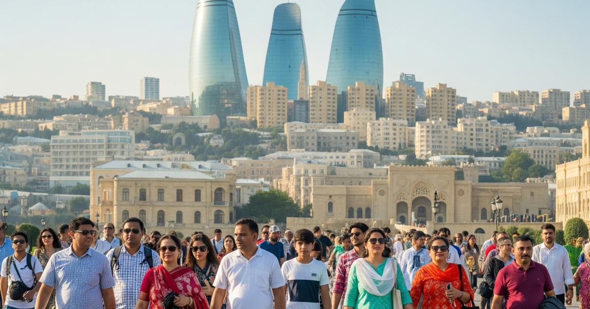 How to Reach Baku from Mumbai