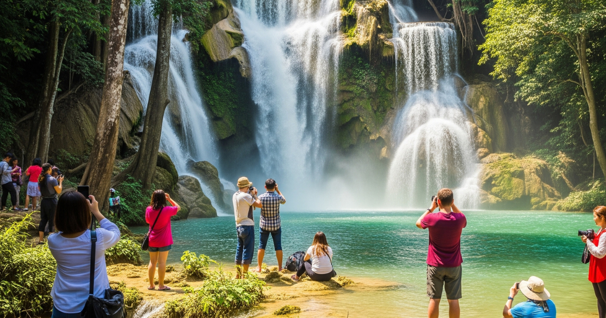 Waterfalls in Thailand Phuket