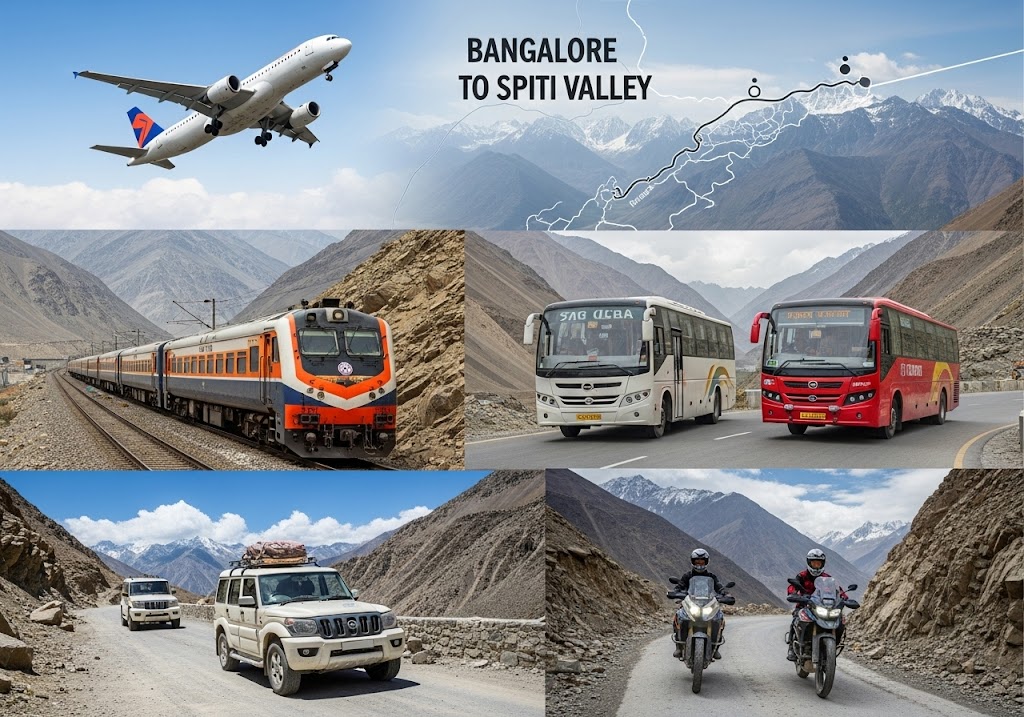 How to Reach Spiti Valley from Bangalore by Bike?