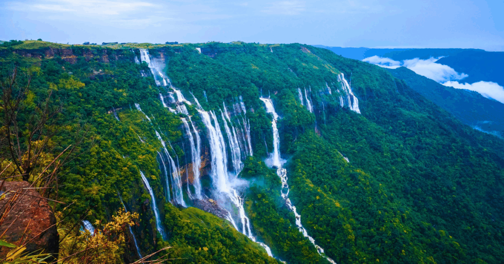 Meghalaya - Waterfalls, Living Bridges, and Clouds