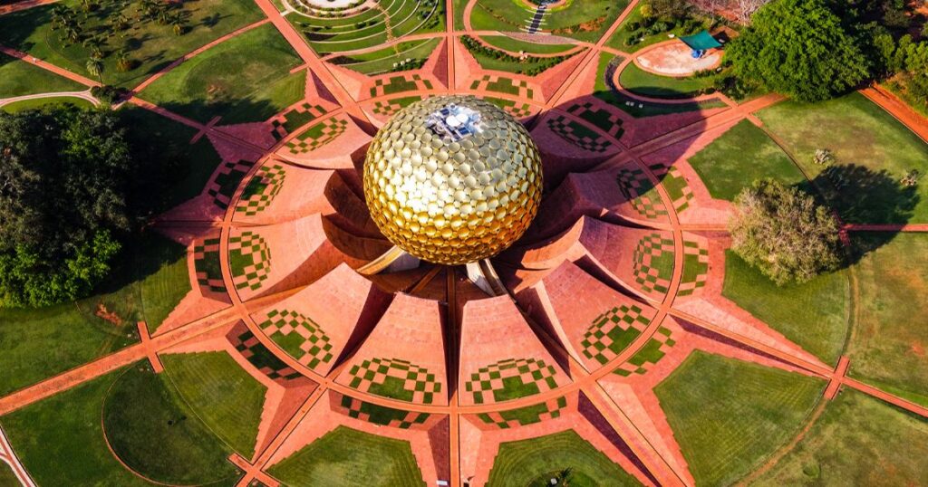 Auroville’s Matrimandir Gardens - Soulful Reflection