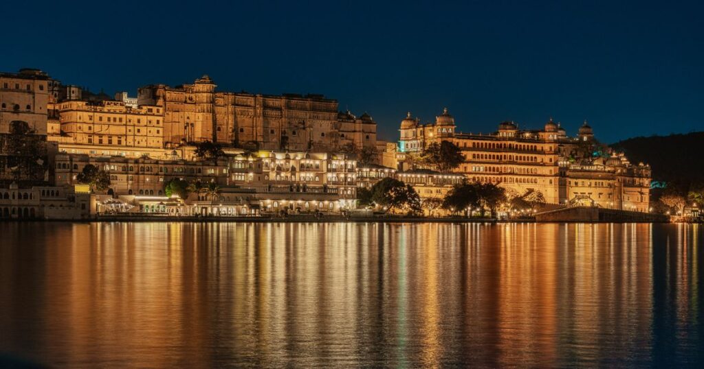 Ambrai Ghat at Night