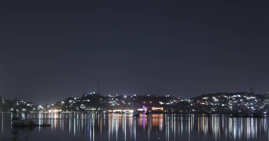 Anasagar Lake at Night