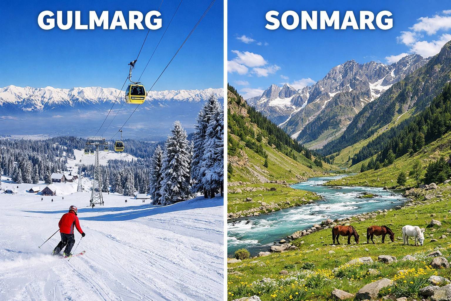 Gulmarg vs Sonmarg